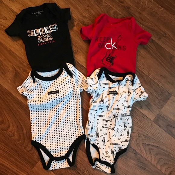 calvin klein baby boy sets
